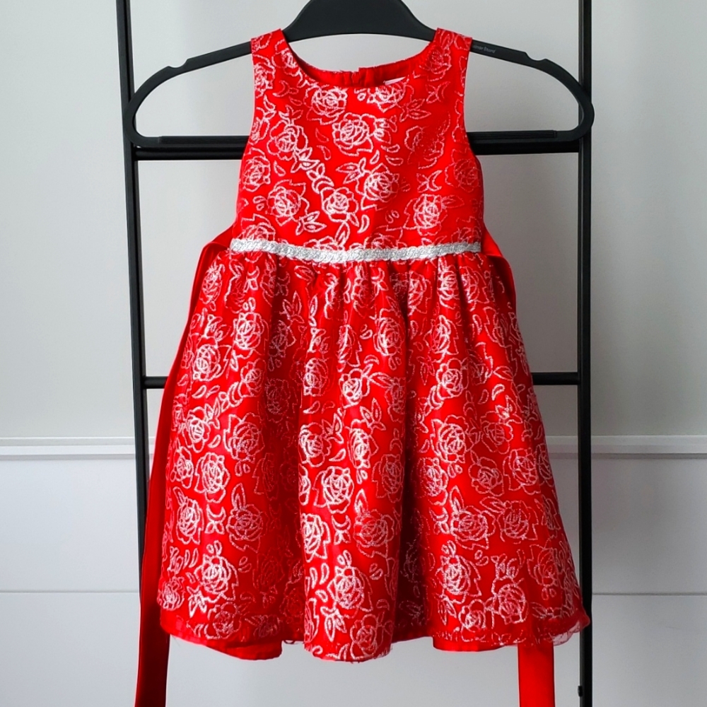 Toddler Girls red dress